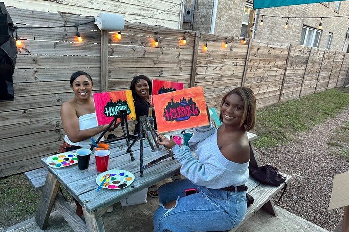 Hip Hop, R&B Paint and Sip Party Experience - Photo 1 of 7